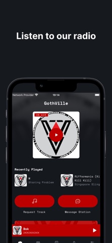 GothVille Radio screenshot