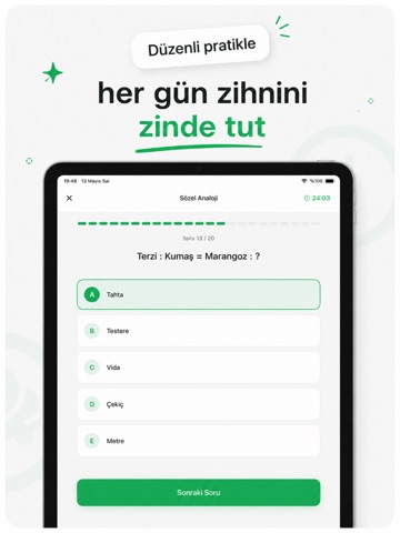IQ Testi Pro iPad screenshot