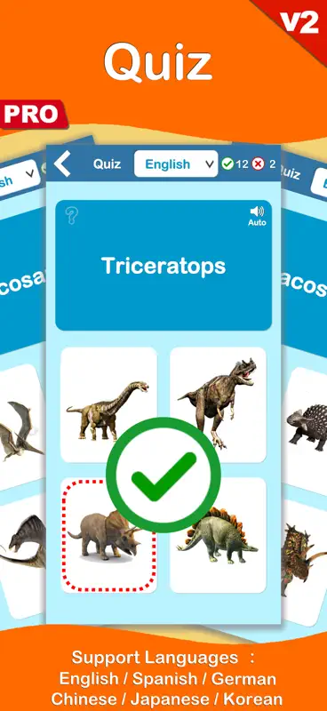 Dinosaurs Cards V2 PRO screenshot 6 of 6