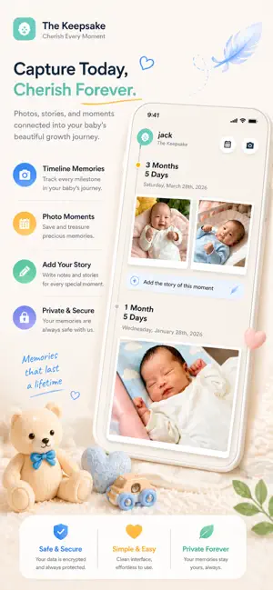 KidMemo - Private Memory Album screenshot 1