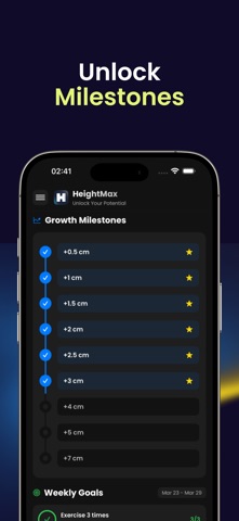 HeightMax iPhone screenshot