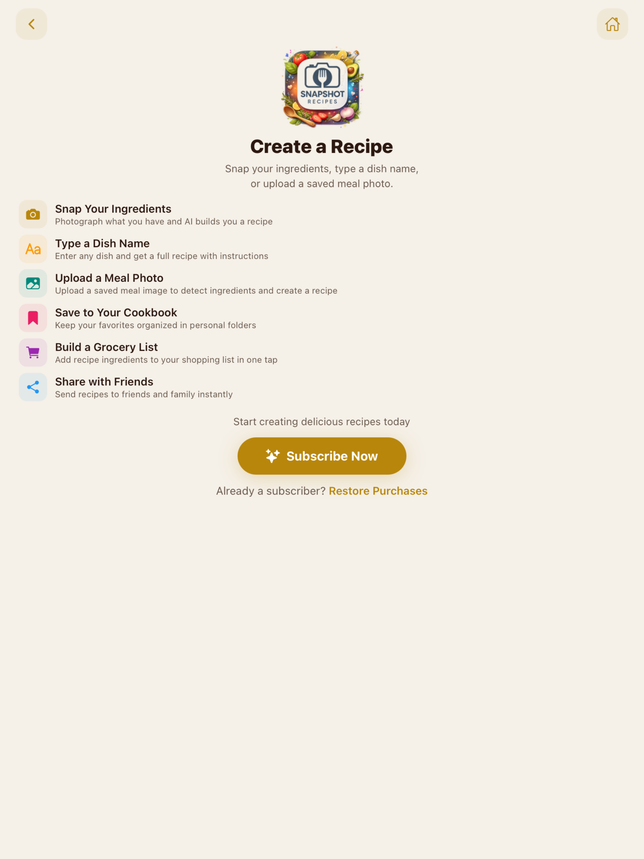 Snapshot Recipes screenshot 7