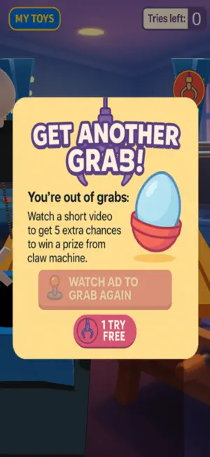 Toys Claw Machine screenshot 2