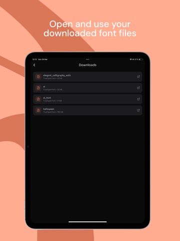 AI Font Generator - Font Maker iPad screenshot