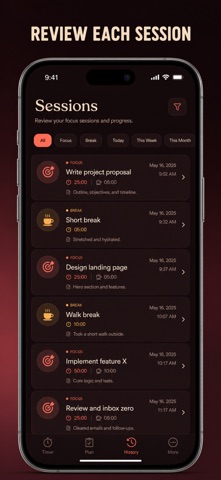 Pomodoro Timer Study Focus Screenshot 8 of 10