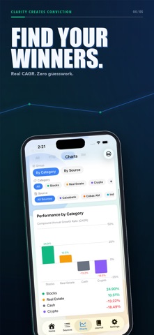Portfolio Journal: Tracker screenshot