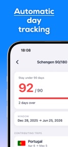 Country Days Tracker & Counter screenshot