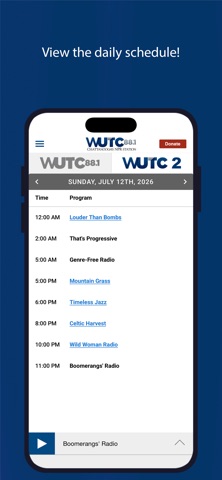WUTC Public Radio App screenshot