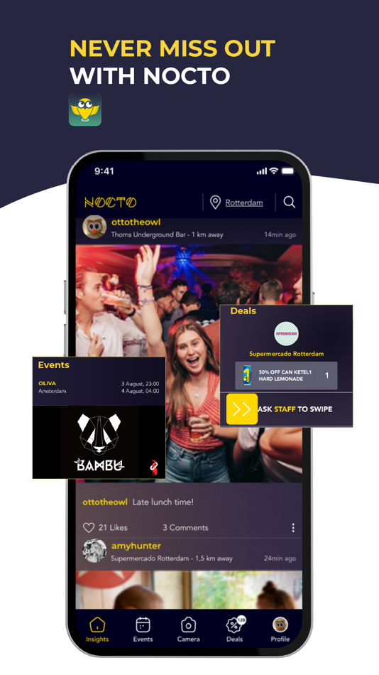 #1. Nocto - Party, events & prizes (iOS) 由: Nocto International B.V.