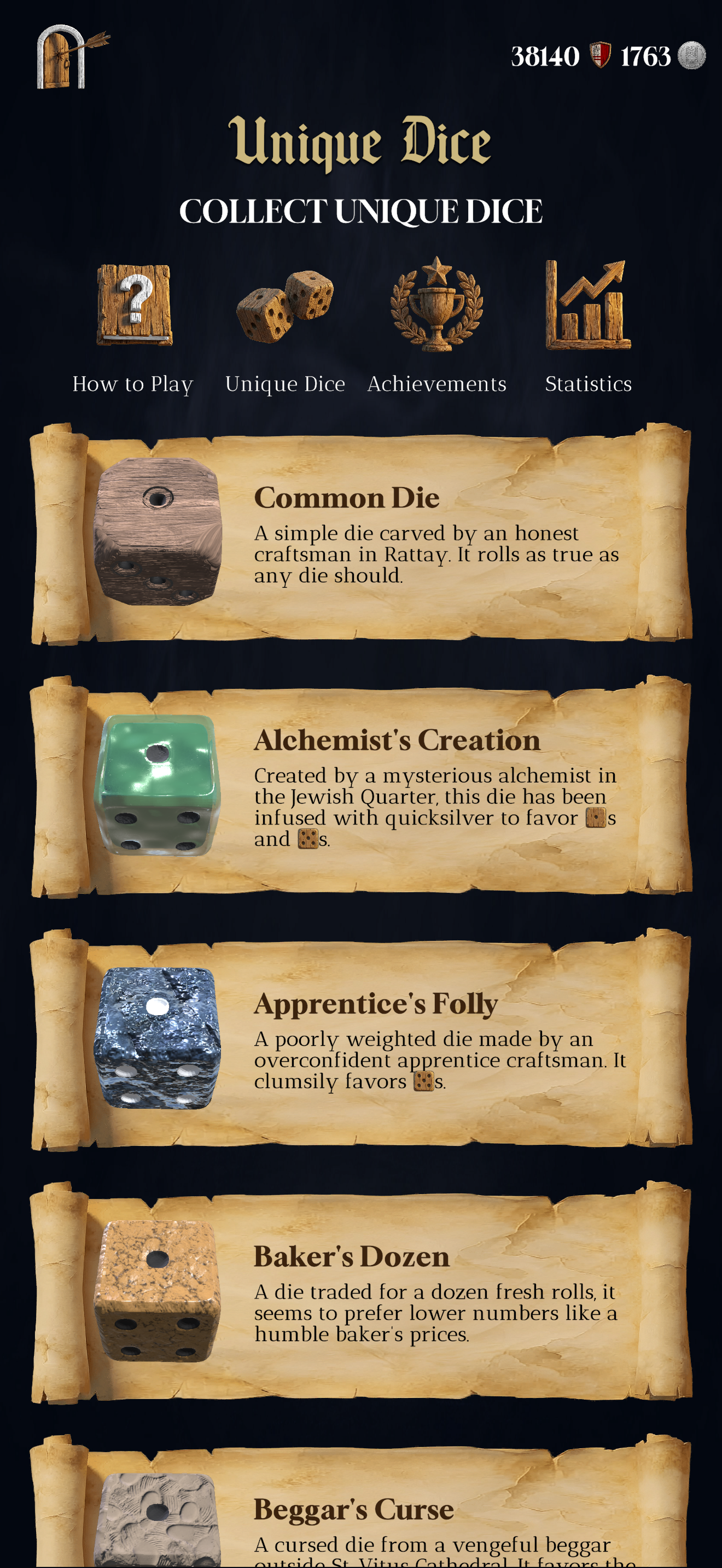The Gambit: Tavern Styled Dice