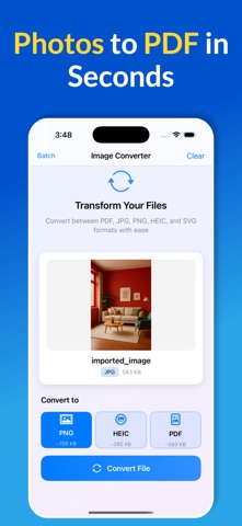 Image Converter: Convert Photo iPhone screenshot