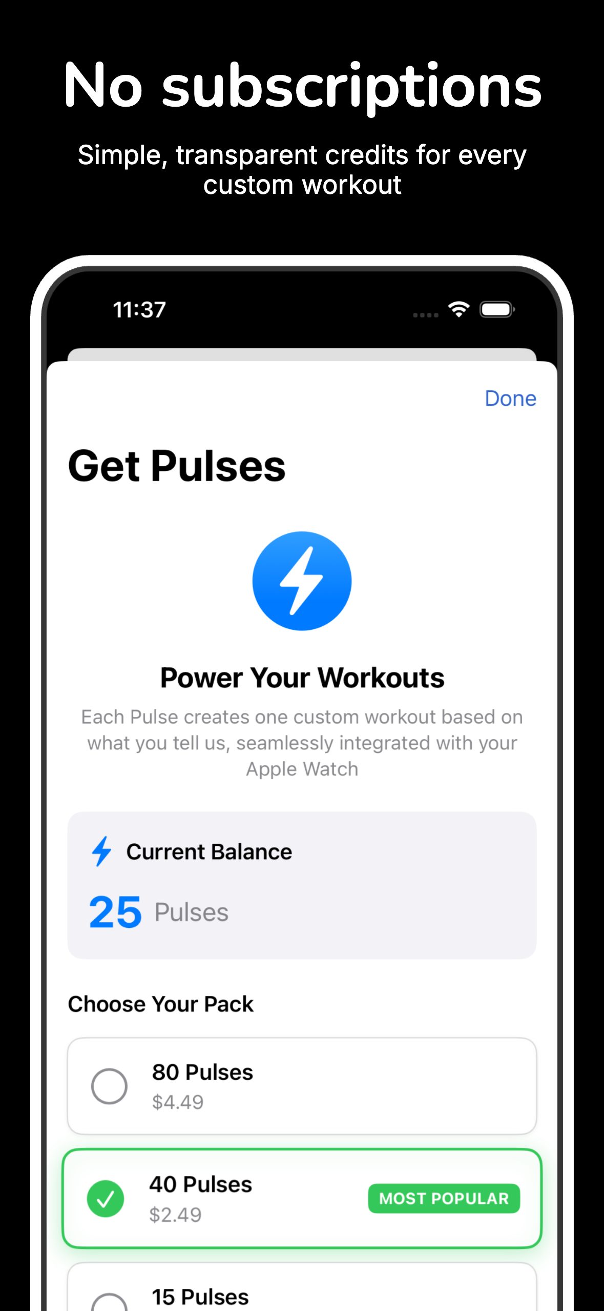 Haptic Fit - Workout Builder