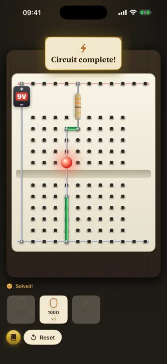 Breadboard: Circuit Puzzles screenshot 2