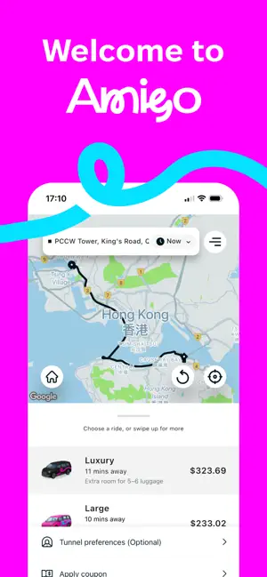 Amigo Taxi - Reserve a ride screenshot 1