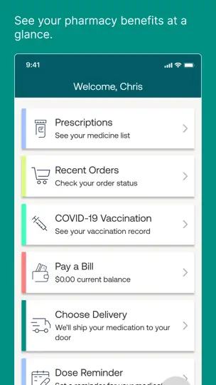 Express Scripts iPhone Screenshot 2