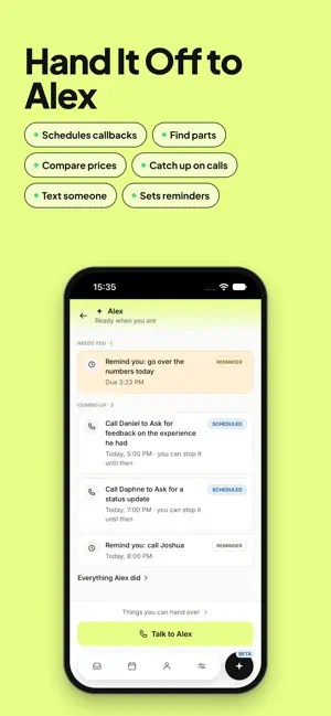 PickMyCall AI Receptionist screenshot 1