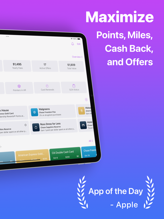 Screenshot #2 for CardPointers for Credit Cards