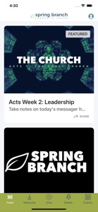 Spring Branch Church screenshot #1 for iPhone
