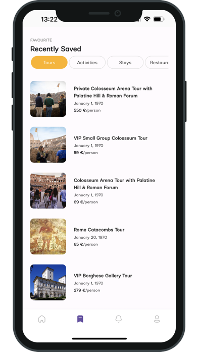 Carpe Diem Tours Screenshot