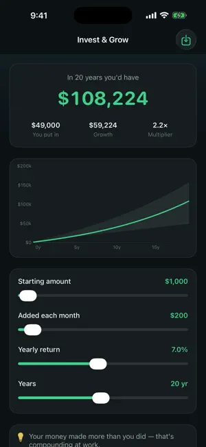 Grasp: Money & Investing screenshot 2
