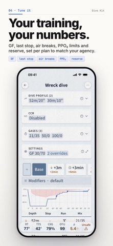 Dive Kit: Deco Planner & Tools Screenshot 4 of 8