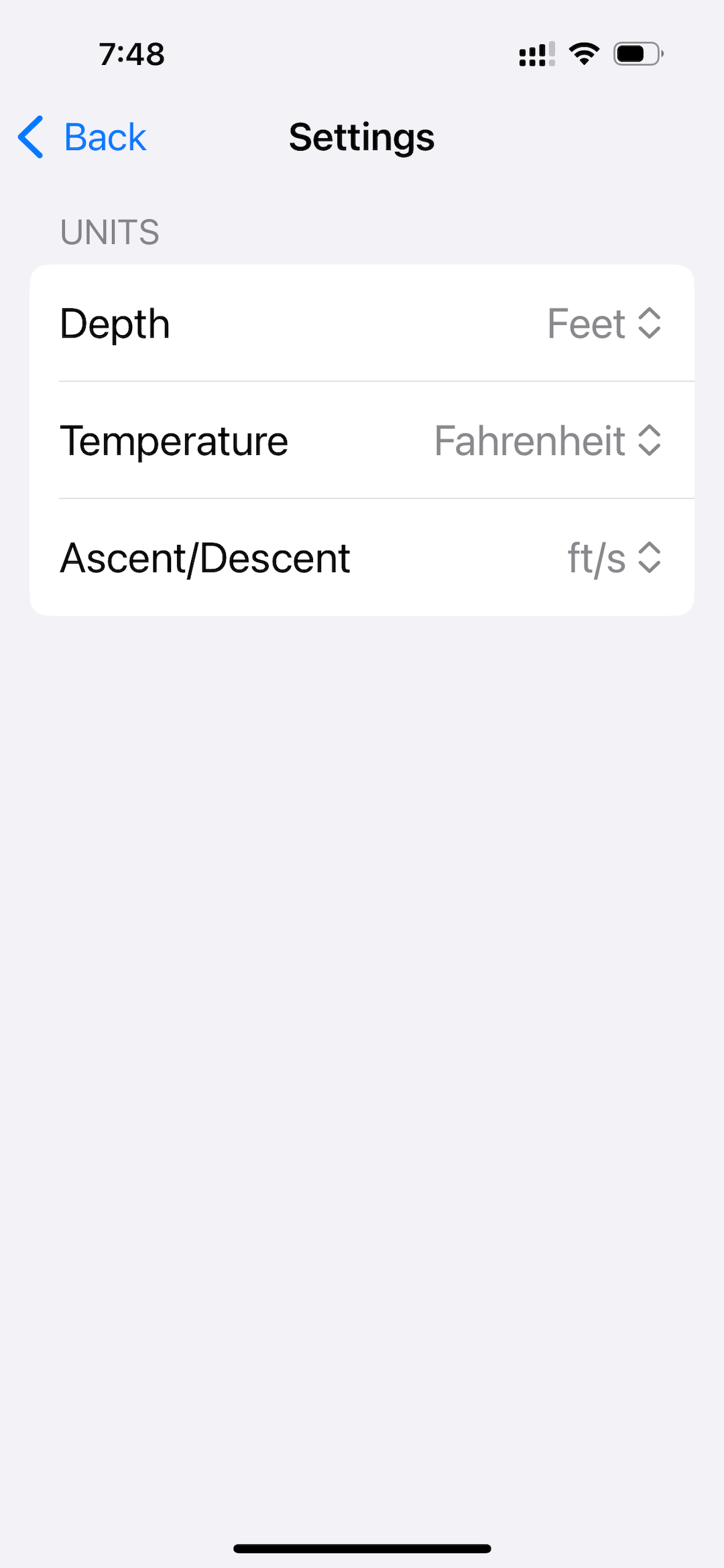 iDiving screenshot 5