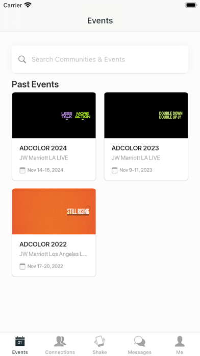 ADCOLOR iPhone screenshot 2 - Business app