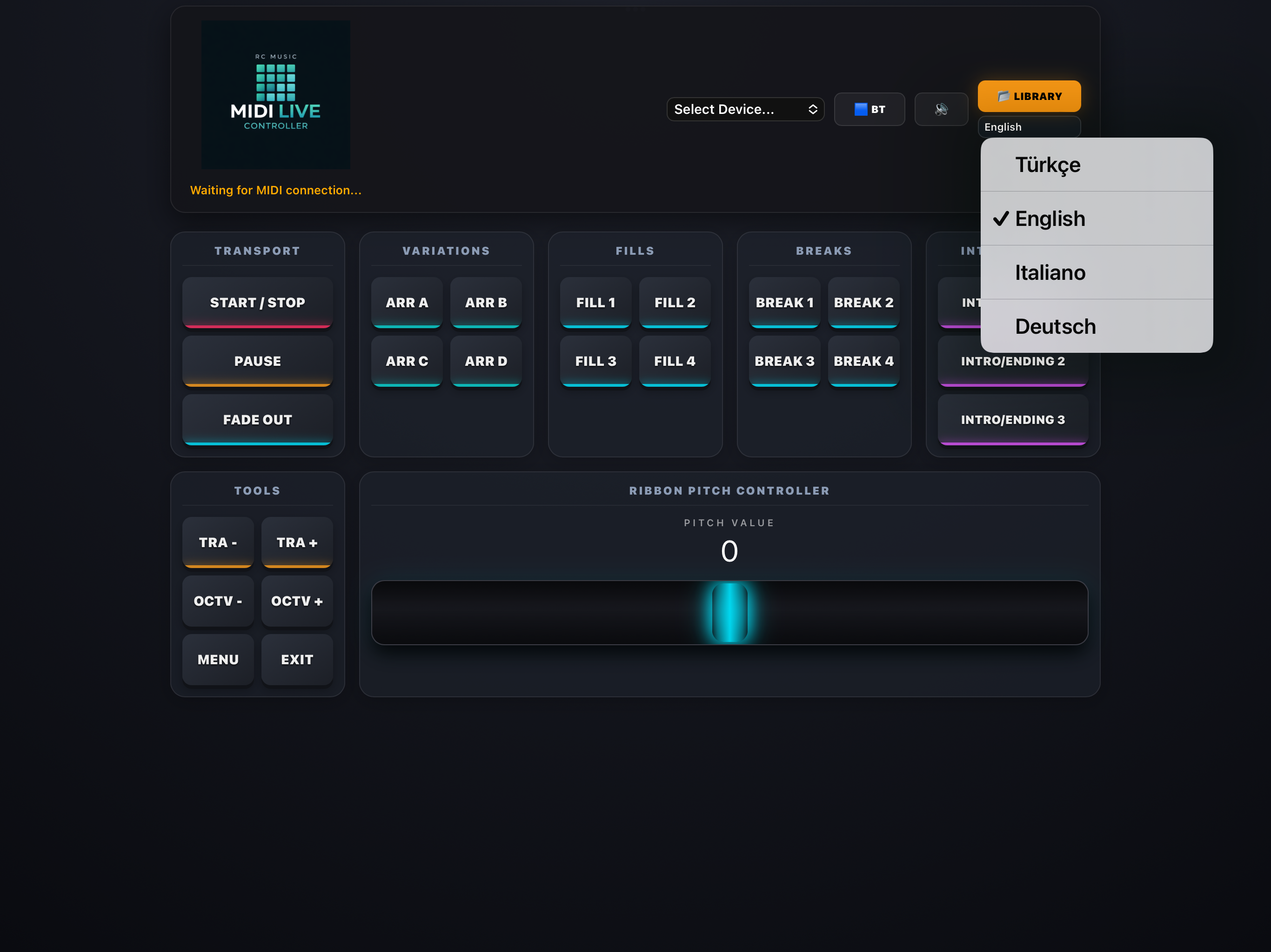 MIDI LIVE Controller screenshot 5