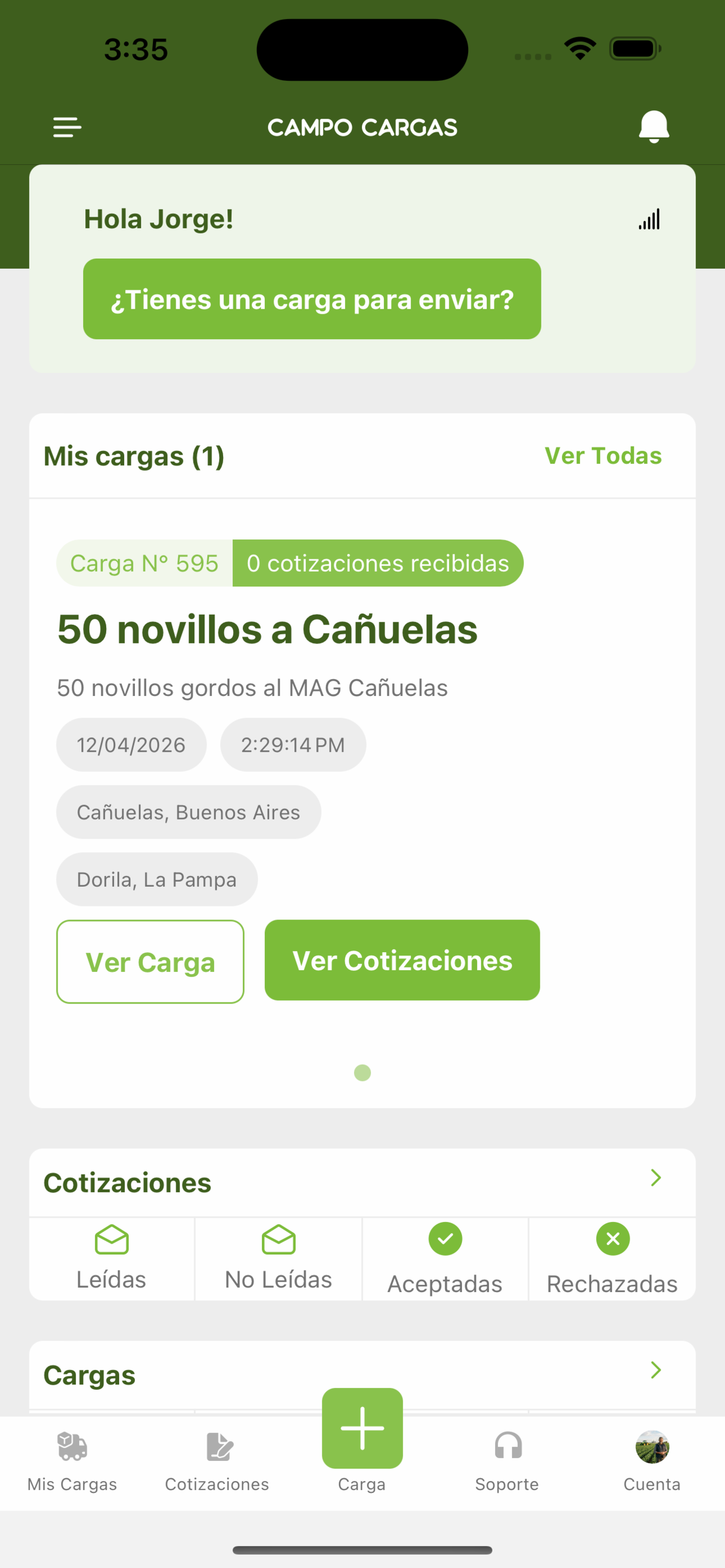 Campo Cargas