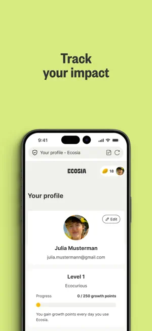 Ecosia: Search to plant trees screenshot 3