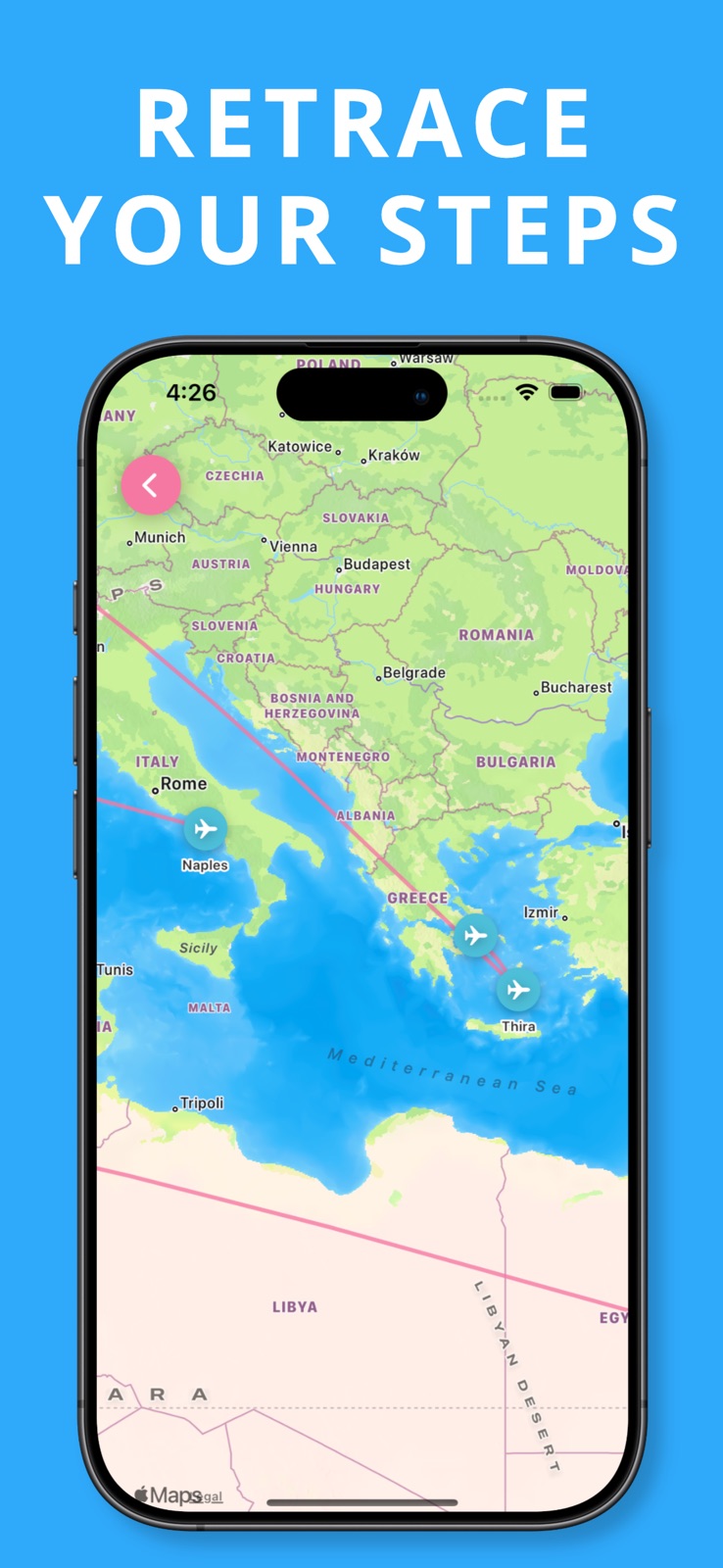 Roamio - Travel Tracker iphone screenshot 4