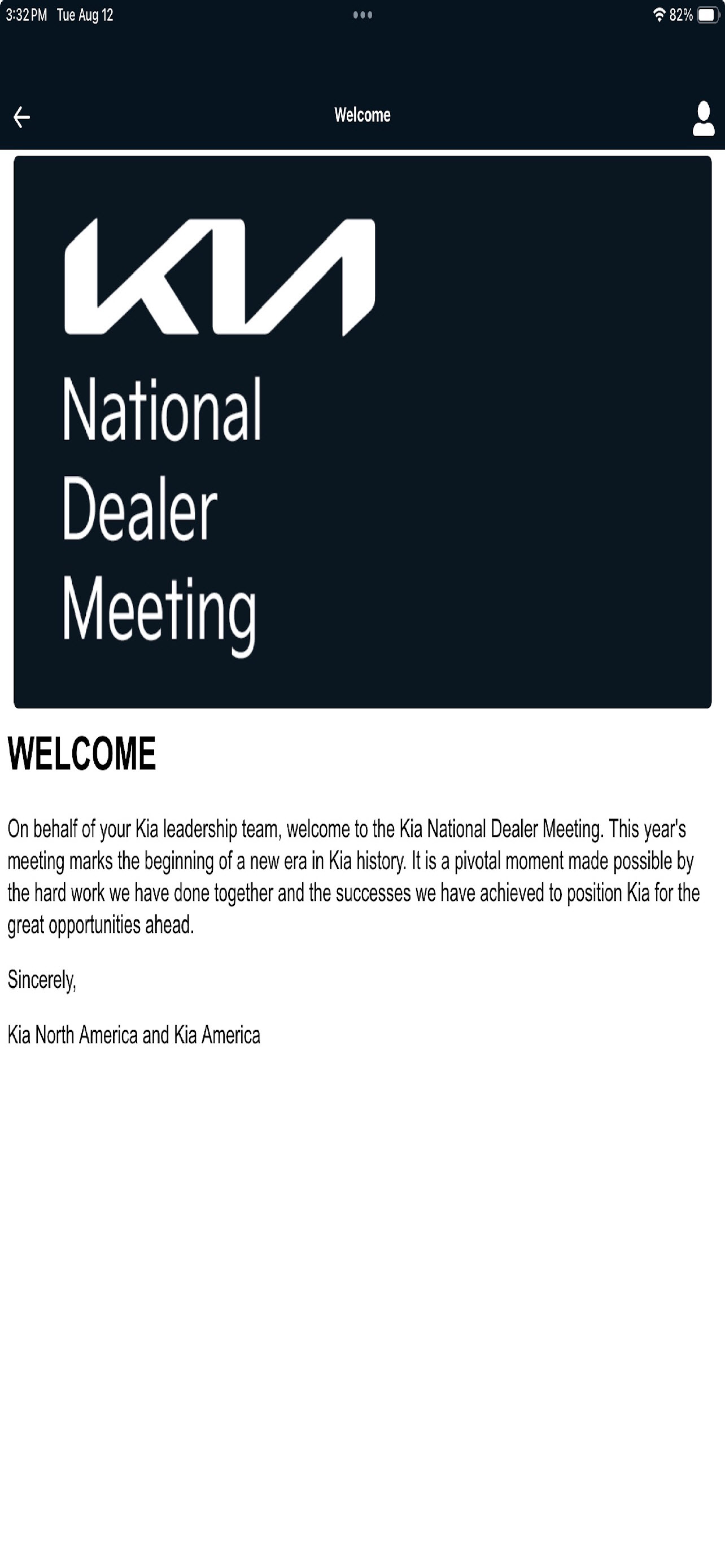 Kia National Dealer Meeting