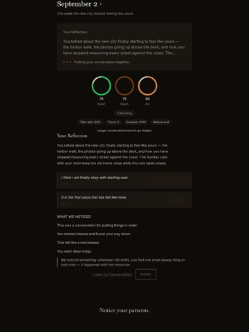 Told iPad screenshot 2