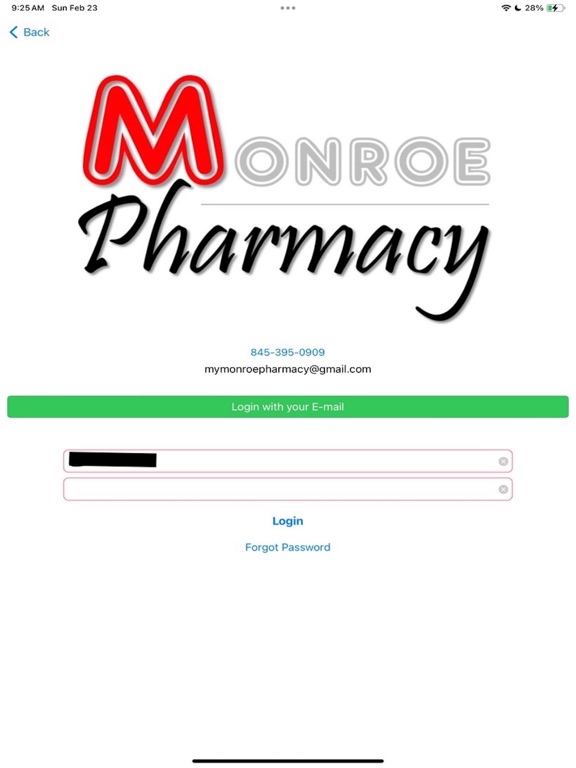Monroe Pharmacy by Mydesh Inc iPad screenshot 2 - Medical app