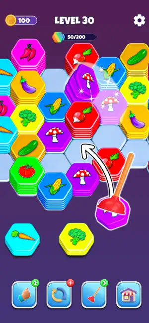 Hexa Color Blast - Color Sort screenshot 1