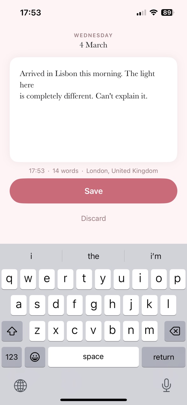 iPhone screenshot