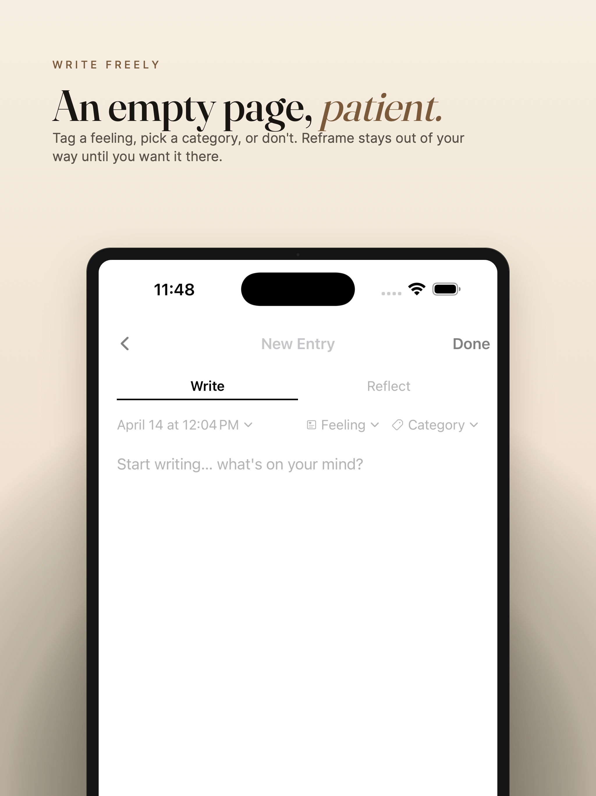 Reframe Journal screenshot 6