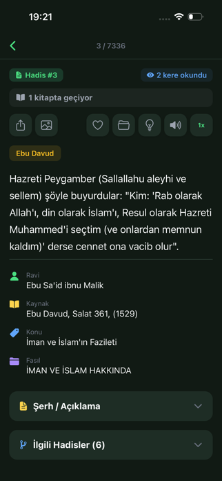 Hadis-i Serif Screenshot 6 of 8