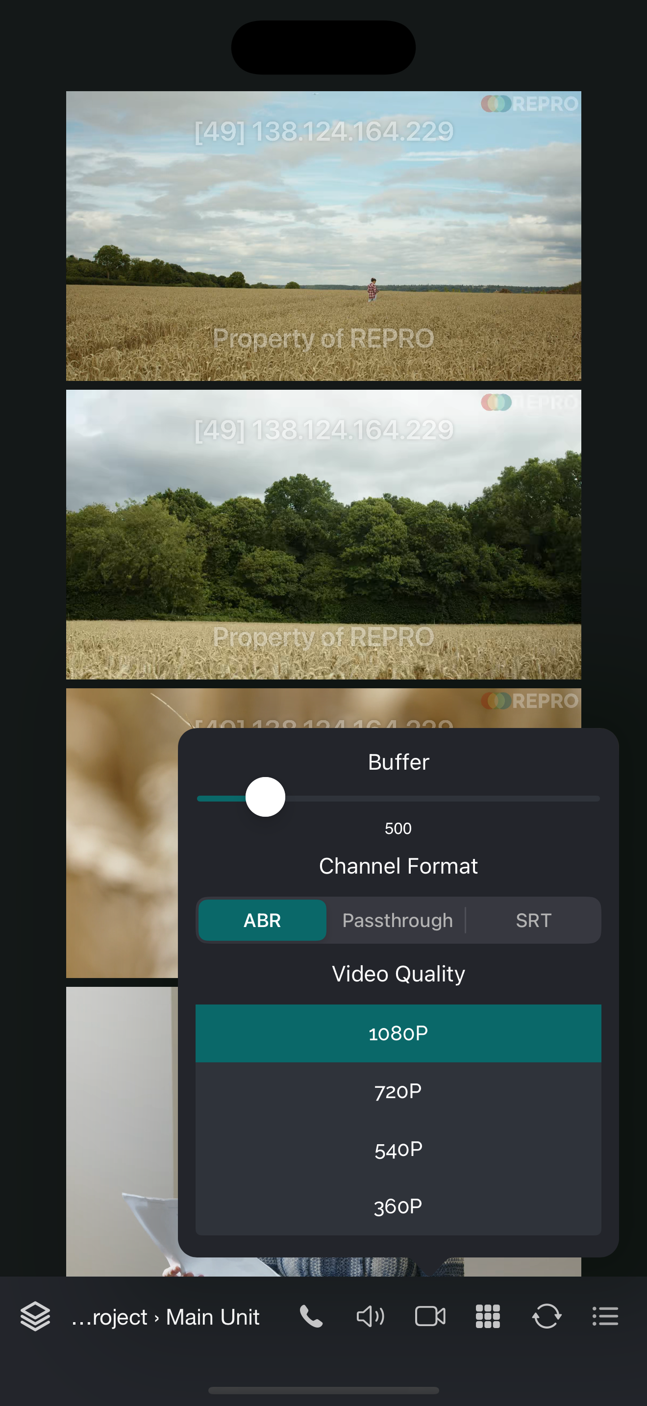 RePro Stream Viewer screenshot 4
