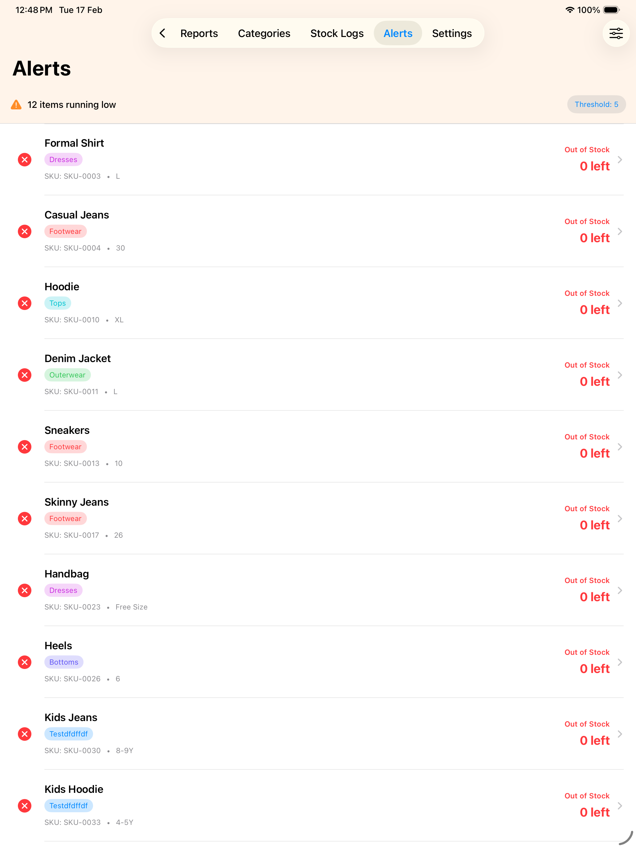 Vestry: Clothing Inventory Pro screenshot 17