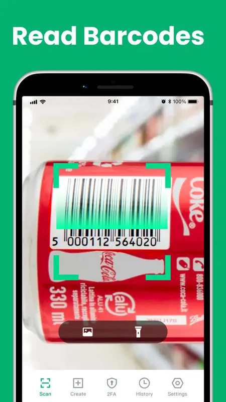QR Code Reader & Scanner App. screenshot 2 of 8