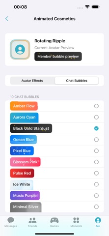 SocialGameApp screenshot 2