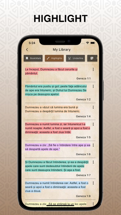 Biblia Ortodoxă Română (Audio) iPhone screenshot 5 - Reference app