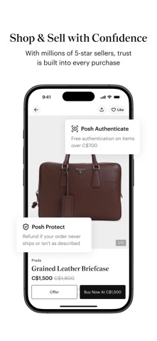 Poshmark: Shop & Sell Fashion App Store preview screenshot 5