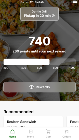 Gentle Grill iPhone screenshot 1 - Food & Drink app