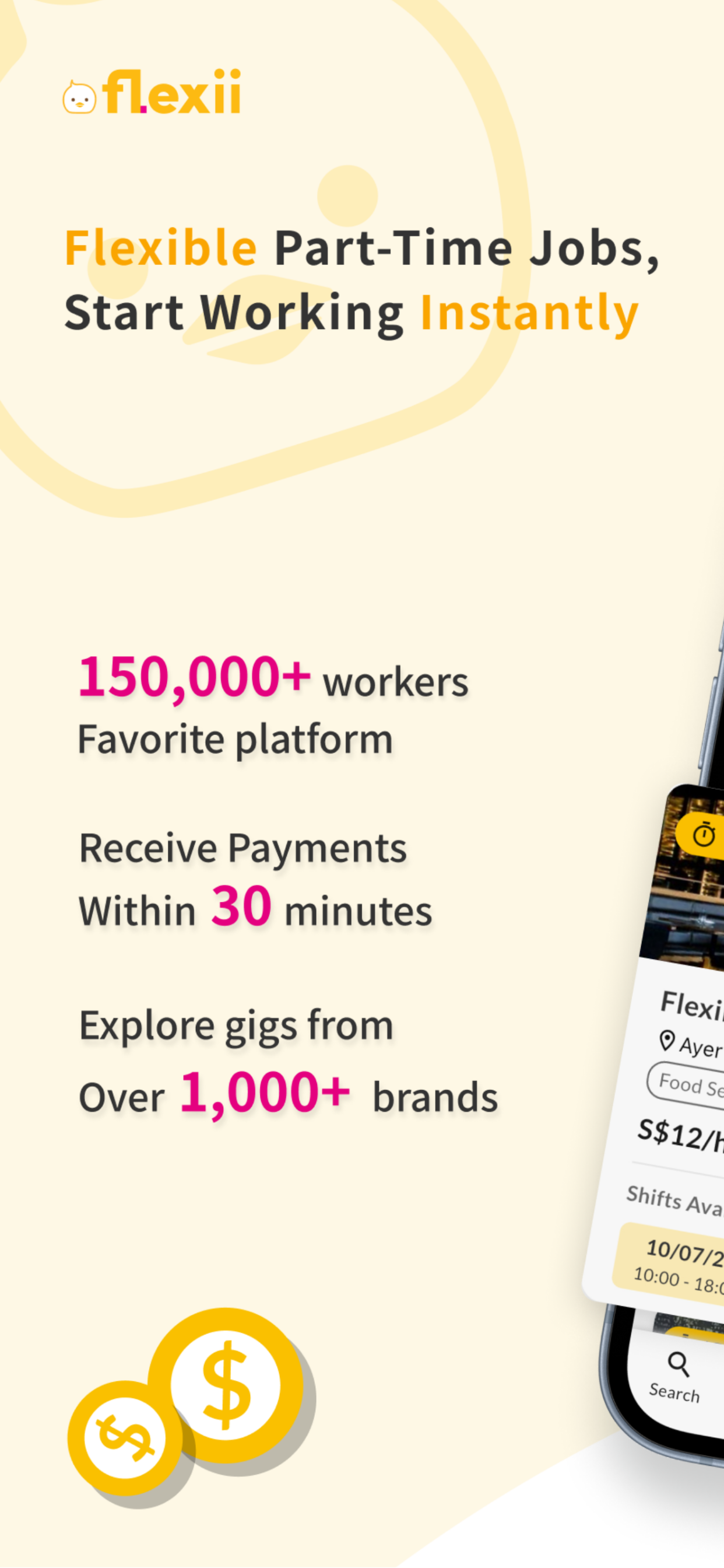 Flexii - Flexible Jobs & Earn
