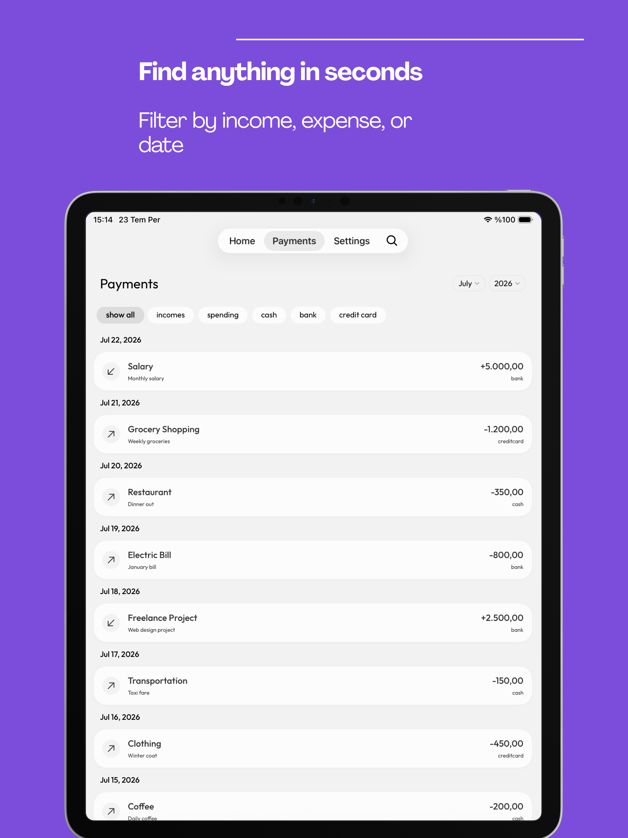 (Simple)Finance Budget Tracker screenshot 8
