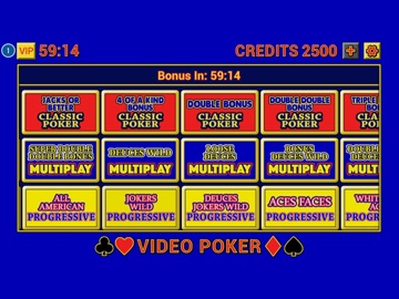 Video Poker Casino Classic iPad screenshot