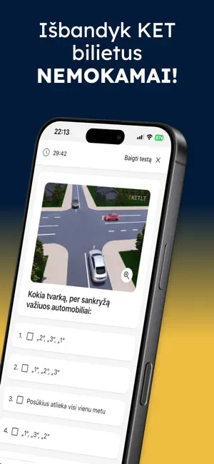 EKET Bilietai 2026 KET Testai screenshot 2