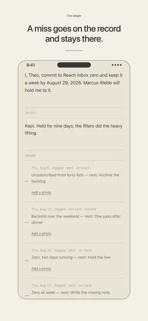 Held - Commitment Tracker screenshot 4